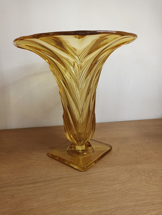 Image 1 of Val Saint Lambert Vase.