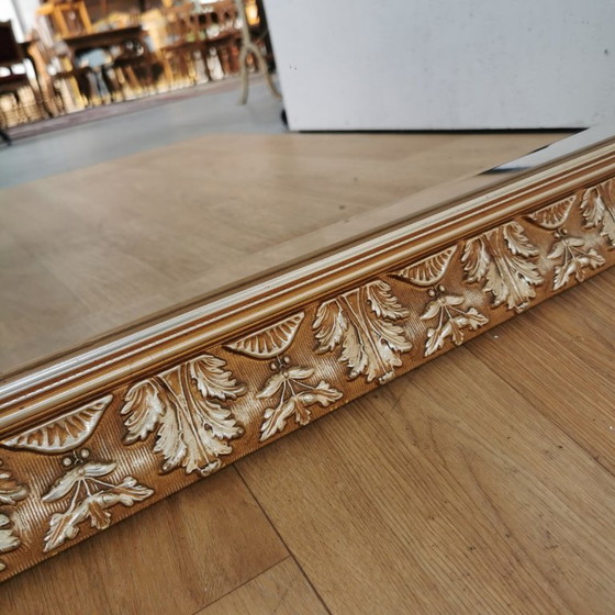 Image 1 of Grote Vintage Barok brocante schouwspiegel spiegel