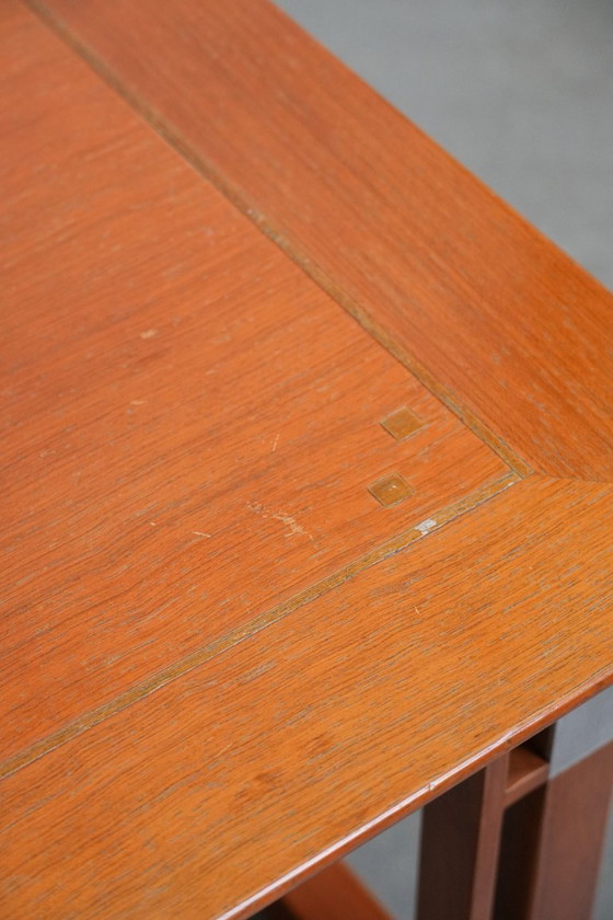 Image 1 of Square design Art Deco side/coffee table by Schuitema from the Decoforma series