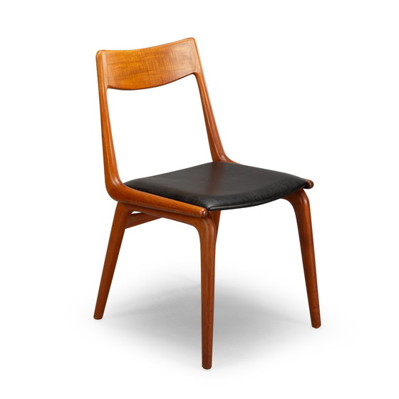 Image 1 of Design danois Chaises Boomerang Modèle 370 par Erik Christensen pour Slagelse Mobelvaerk, Lot de 6