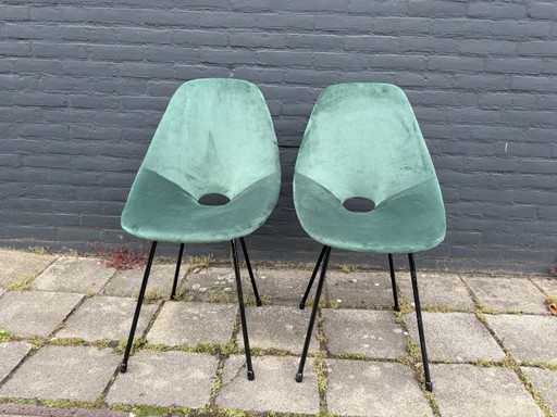 2x vintage Medea stoelen / Vittorio Nobili Italiaans design