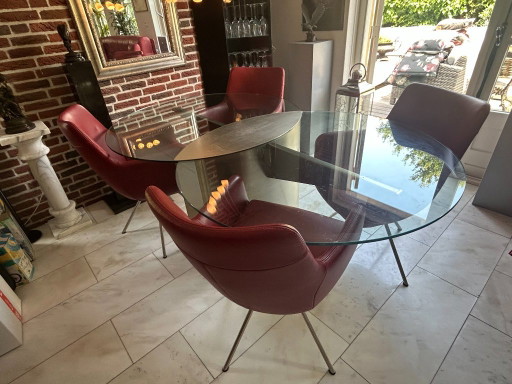 Eettafel Van RVS En Glas (photo 2 of 12)