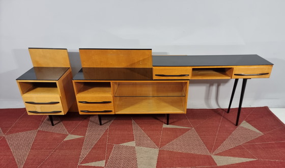Image 1 of Desk by Mojmir Pozar for Up Závody, 1960s, Set of 2