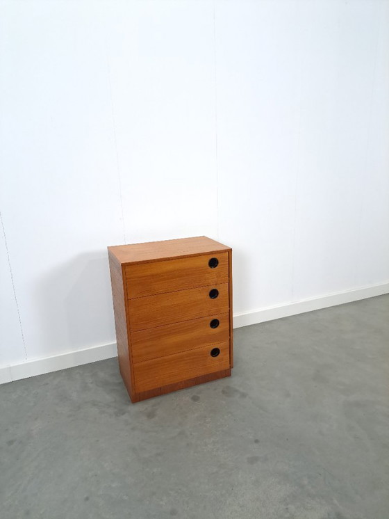 Image 1 of Scarpiera con maniglie rotonde nere, n. 1 vintage