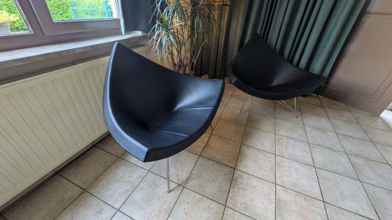 Set di 2 Poltrone Vitra Coconut originali – George Nelson (2001) – Condizioni assolute perfette – Leather (photo 2 of 8)