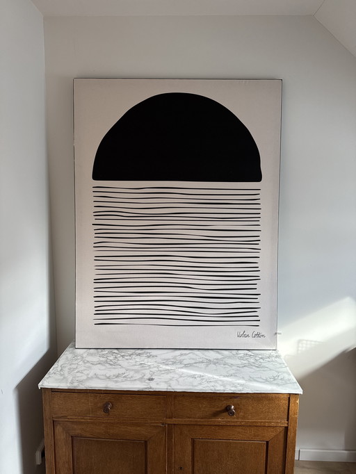 Urban Cotton wandkleed inclusief frame maat M