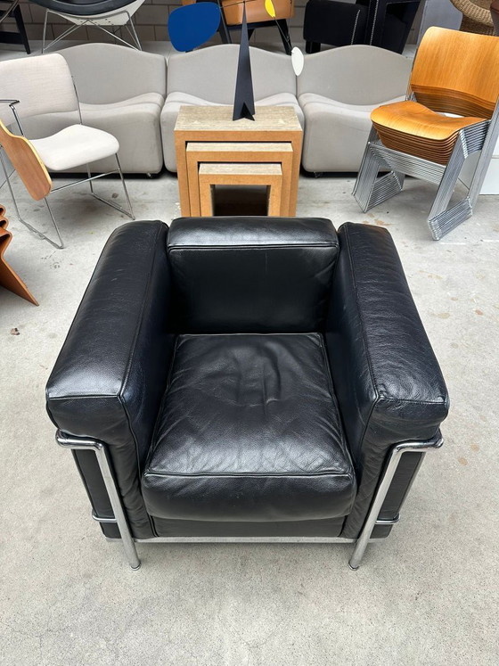 Image 1 of Cassina LC2 Stuhl von Le Corbusier, Pierre Jeanneret & Charlotte Perriand (Lagerbestand: 2)