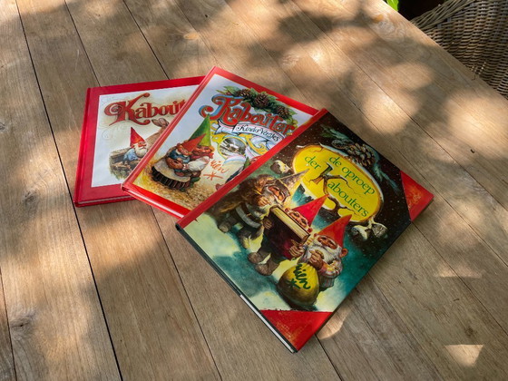 Image 1 of Groupe de 3 Rien Poortvliet David Les Livres des Gnomes 1ère édition L'Appel des Gnomes