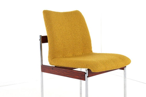 Image 1 of Set of 4 Thereca chairs upholstered vintage