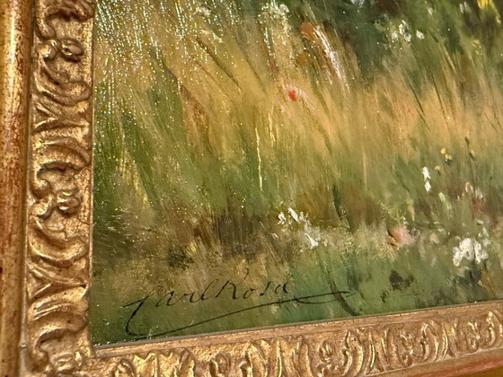 Image 1 of Mario Carl-Rosa (1853-1913) - 19th century oil painting