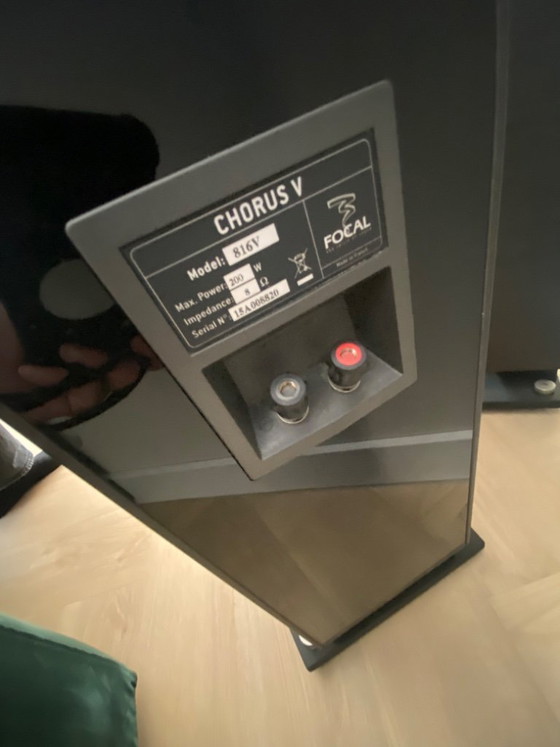 Image 1 of Focal Chorus V 816V Design Speakers – High-End French Floor Stands (Set)