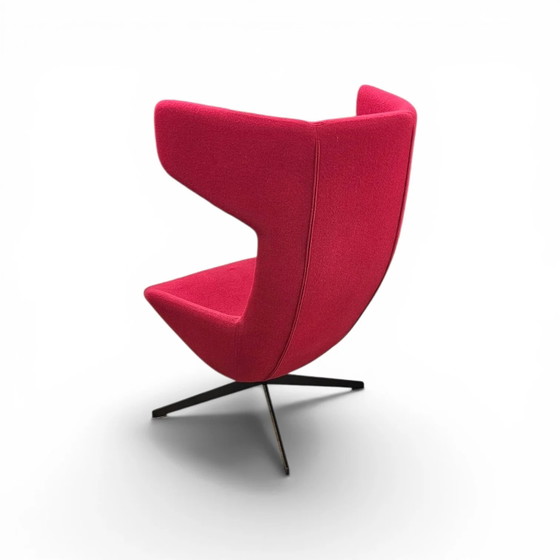 ALFREDO HÄBERLI / Sessel “Take a line for a walk” / Moroso / Italien / Design 2003 / rote Wolle – Wool (photo 2 of 13)