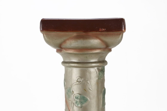 Image 1 of Art Nouveau Console or Pied De Stall in Glazed Plaster, 1920s