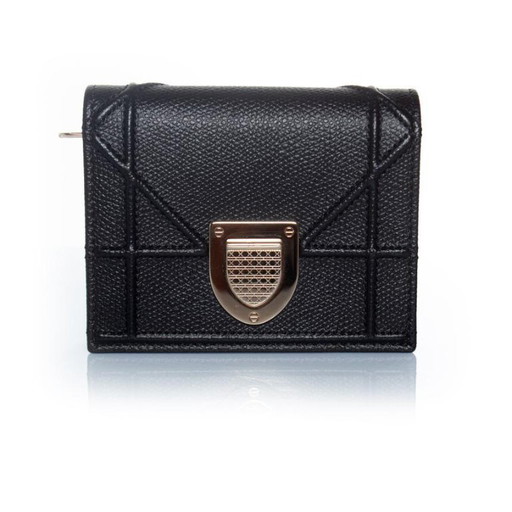 Dior, Diorama Folio wallet in black
