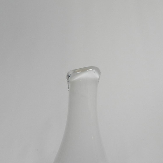 Hand-blown Thick-walled Serica Bottle Vase, Leerdam, Floris Meydam, 1960s – Glass (photo 5 of 11)