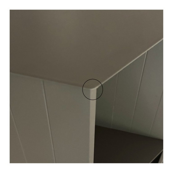 Image 1 of Hexagon di Nendo - libreria indipendente di design / divisorio, 178 cm grigio quarzo