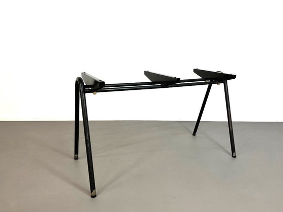 Image 1 of Industrial desk with glass top from France, 1960s