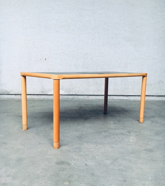 Image 1 of Scandinavian Ergonomic Design Writing Desk and Stool, Stokke 1980's