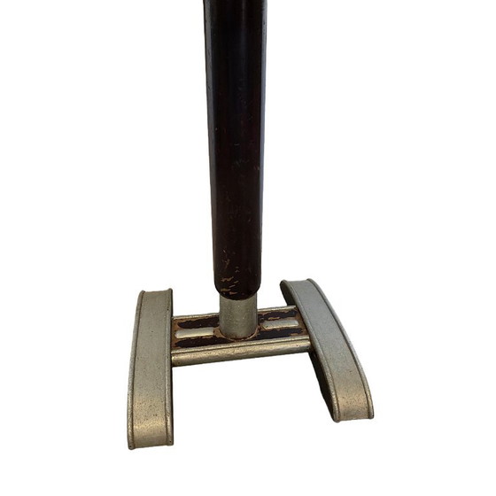 Französischer Art-Deco-Bistrotisch mit Formica-Platte, 1930er Jahre – Beistelltische, Wood (photo 5 of 7)