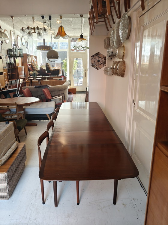 Tavolo da pranzo design vintage Lubke con 4 prolunghe – Tavoli da pranzo, Legno (photo 4 of 15)