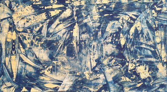 Jürgen Angeler - Blue Golden Jungle – Paintings & Drawings, Canvas (photo 2 of 22)