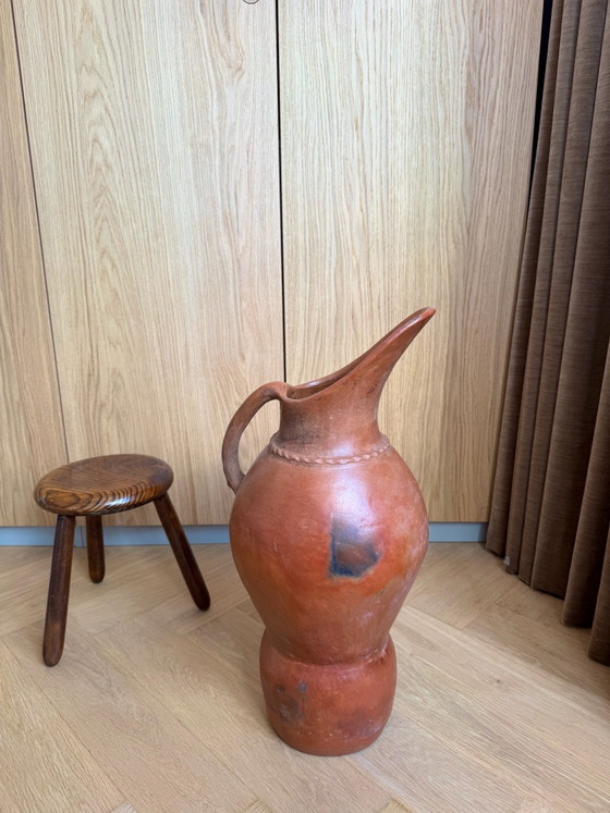 Large antique terracotta jug – Vases, Ceramic (photo 2 of 6)