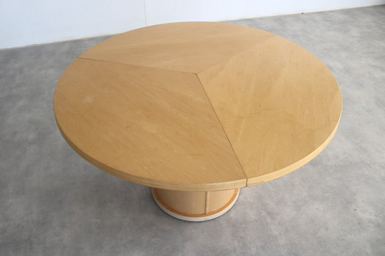 Image 1 of Vintage Skovby SM32 folding round dining table