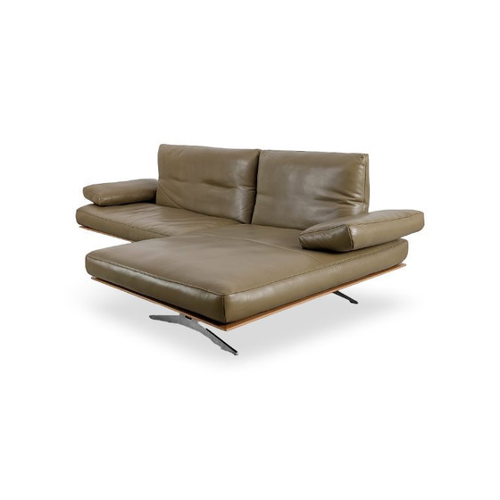 Image 1 of Original Koinor Marylin corner sofa, leather sofa, designer couch, green