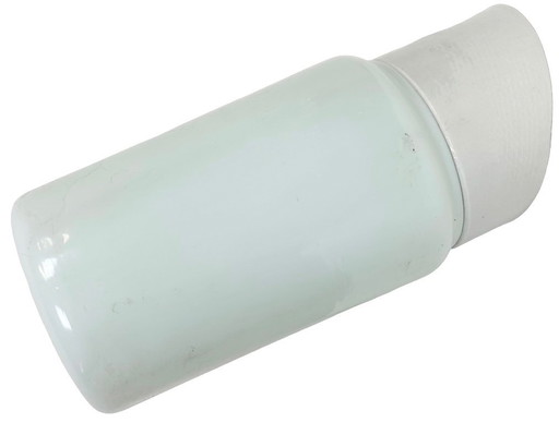 Vintage White Porcelain Wall Light with Milk Glass, 1970s