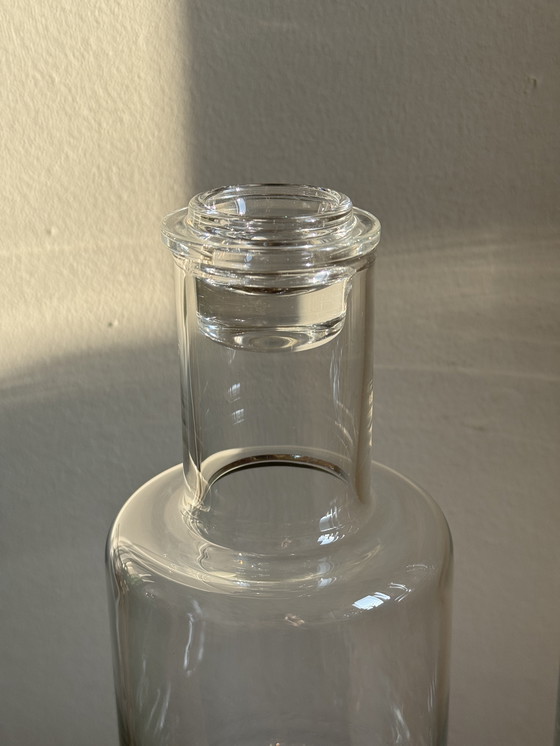 Image 1 of 2x carafe vintage Leerdam Willem Heesen série Aruba design en verre années 1970