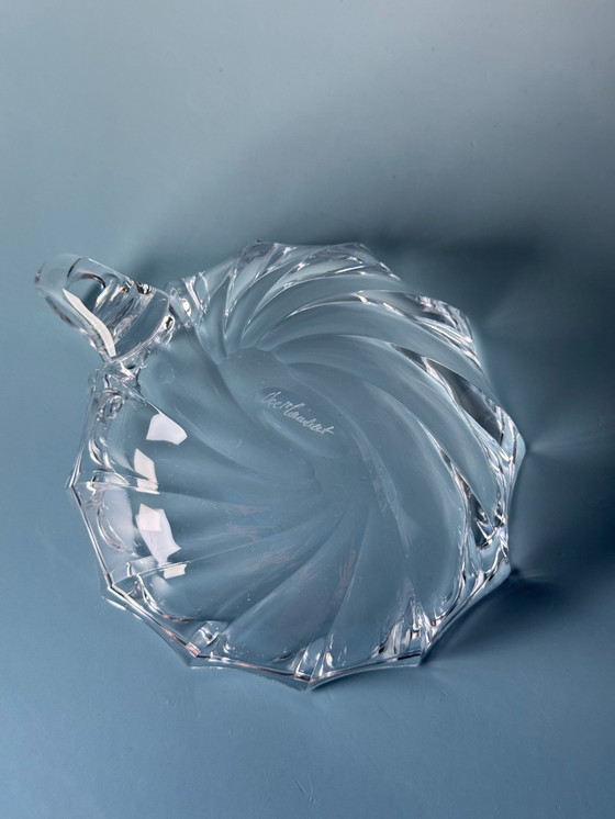 Image 1 of Val Saint Lambert - 6 Coupes à dessert en cristal (Coquilles) - Collection Royale