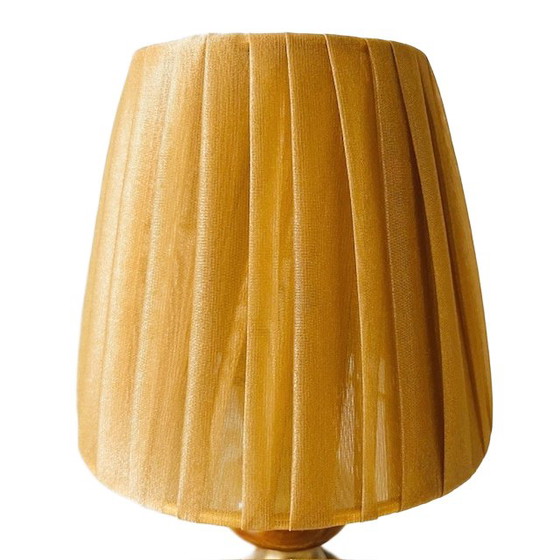 Image 1 of Lampada da tavolo vintage in marmo e onice barocca anni '50