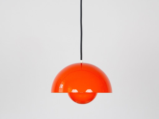Deense vintage hanglamp Flowerpot van Verner Panton, Louis Poulsen, 1968