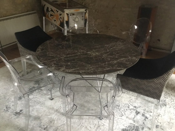 Tisch Kartell Glossy rund, Esstische, Marmor, Schwarz (Foto 15 von 15)