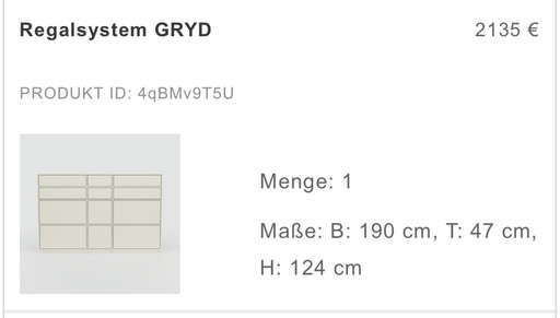 Neue Mycs Kommode 190x47x124 cm (BxTxH)