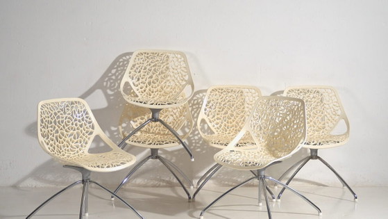 Modern Caprice chairs by Marcello Ziliani (c.2008). Set of 6 pieces – Side chairs (photo 3 of 10)