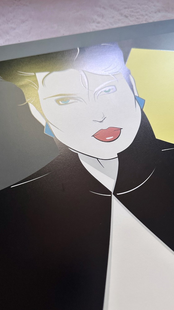 Image 1 of Patrick Nagel 80s Poster Art Print Litografía Chaqueta