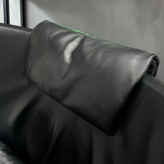 Poltrona girevole Maua in pelle nera, modello Design On Stock – Sedie girevoli, Metal, Leather (photo 11 of 16)