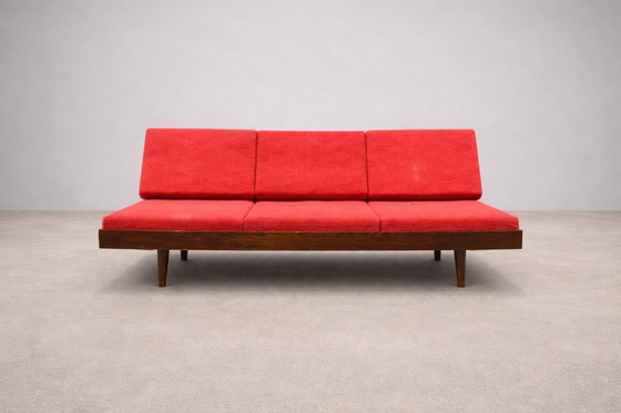 Image 1 of Divano letto pieghevole di metà secolo di Jitona, Cecoslovacchia, anni '70