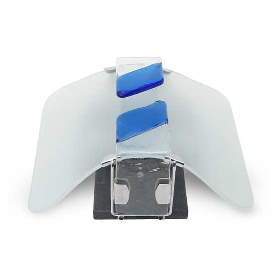 Image 1 of Paar Muranoglas-Applikationen, 80er Jahre