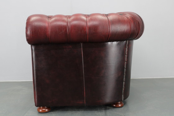 Image 1 of Vintage Leather Armchair, Czechoslovakia