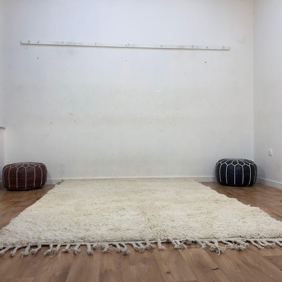 Natural Wool Moroccan Berber Carpet 250cmx200cm – Tapis (photo 3 of 7)