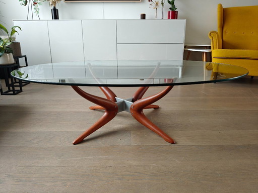 Porada Denuo Salontafel – Italiaans Design – Massief Hout & Glas