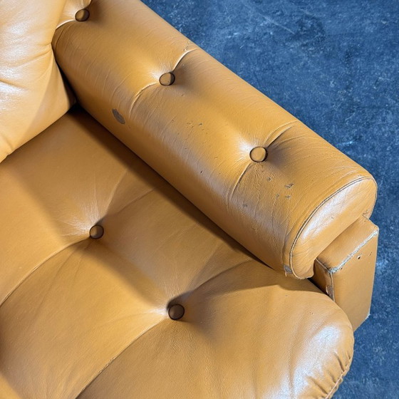 Image 1 of Paire de fauteuils hongrois Agnes en similicuir, 1979