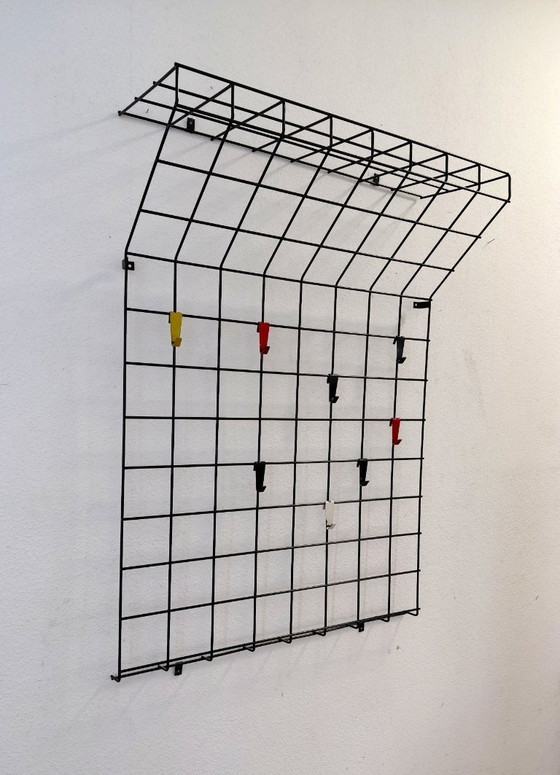 Image 1 of Armadio a muro in filo metallico Karl Fichtel anni '60