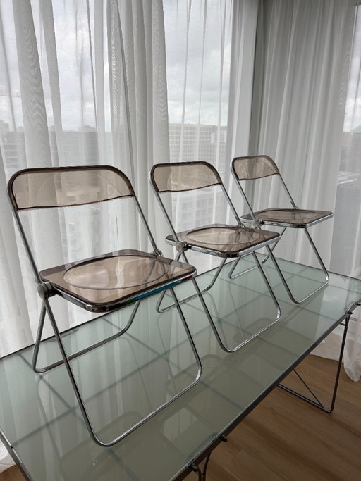 Anonima Castelli Plia Chair – klapstoelen, Metal, Plexiglass