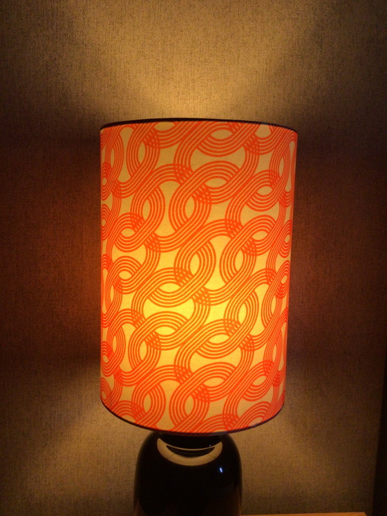 Image 1 of Lampe de table italienne vintage en verre de Murano