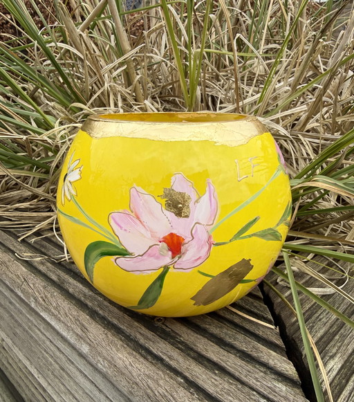 VIBE Art handgeschilderde vaas