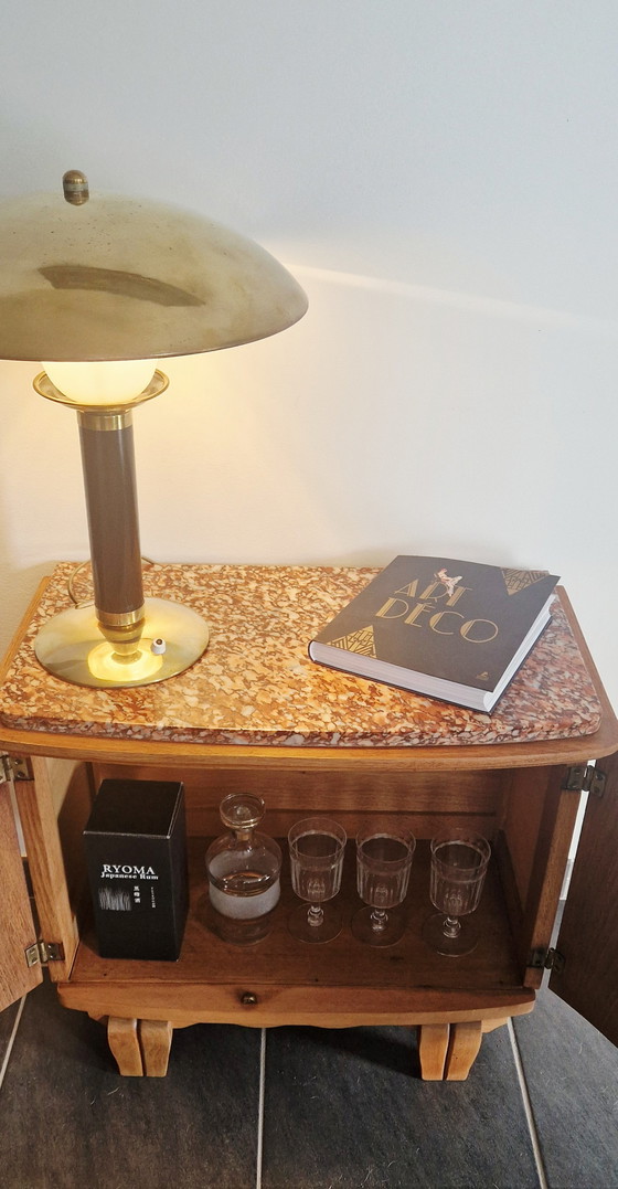 Image 1 of Meuble style Art déco- Chêne er hêtre- années 1950