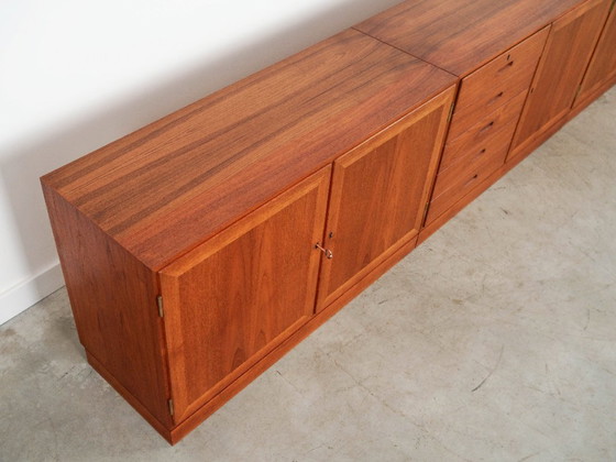 Image 1 of Set di librerie in teak, design danese, anni '70, designer: Kai Winding